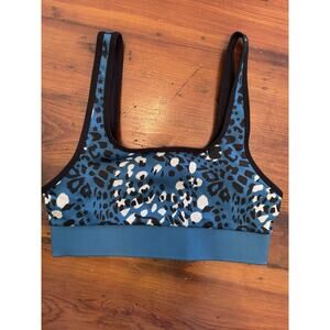 COR designed by Ultracor Printed Scoop Neck Sports Bra $89 Size Small NWT